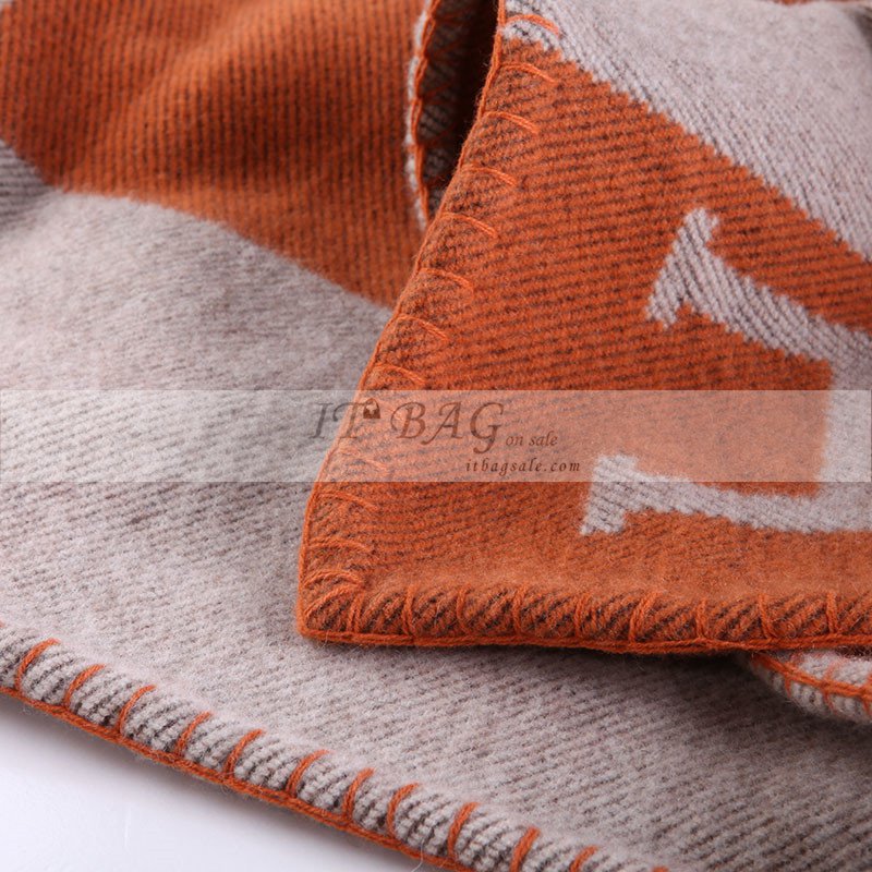 Hermes Blanket Orange 5
